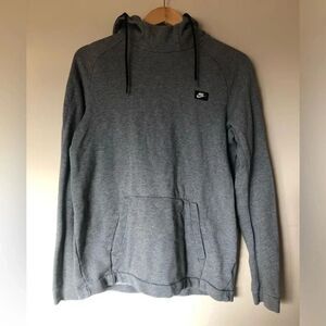 🟣 Nike |  Grey Cowl Hoodie